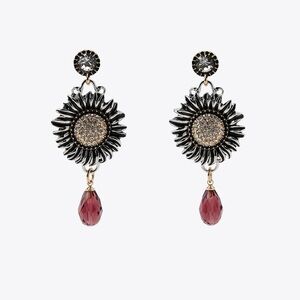 Zara Jewel Bead Flower Earrings